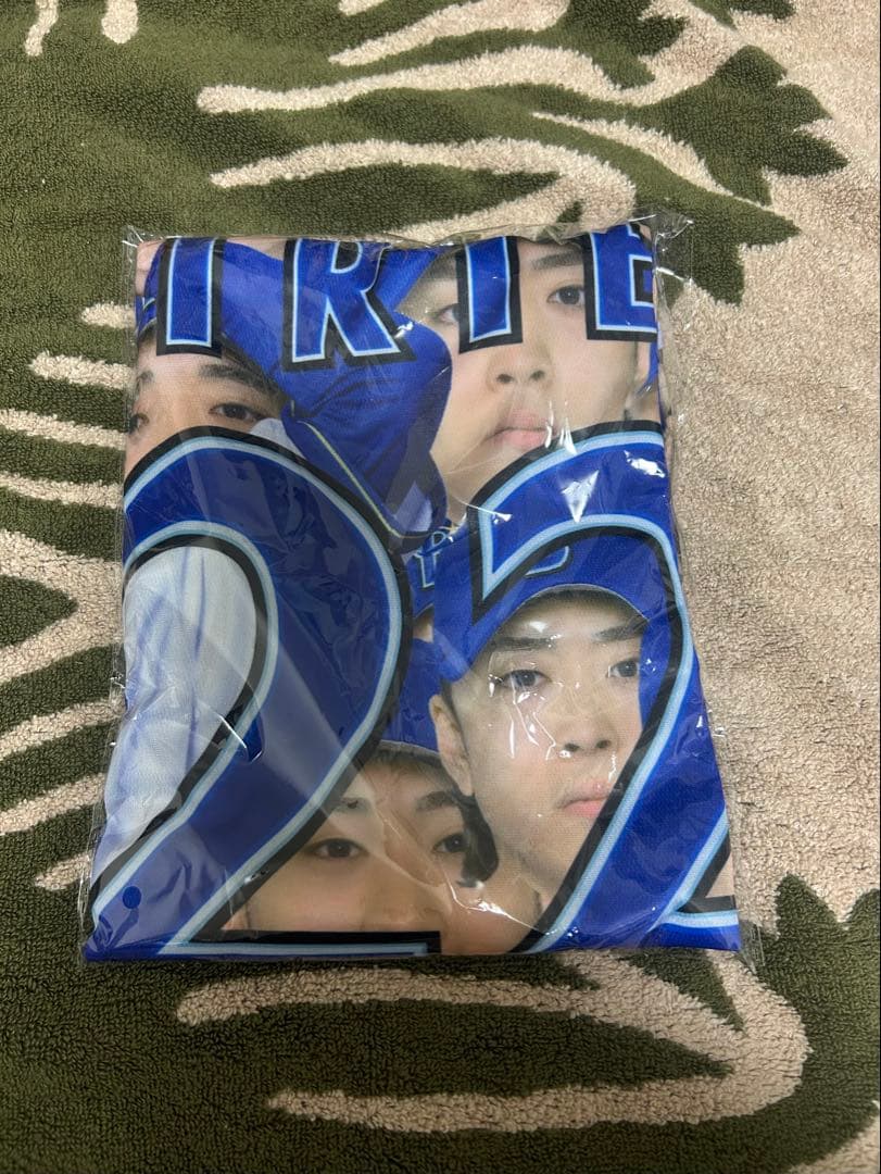 横浜DeNAベイスターズ ファンフェス 蛯名達夫 ガチャ 総柄Tシャツ 2025