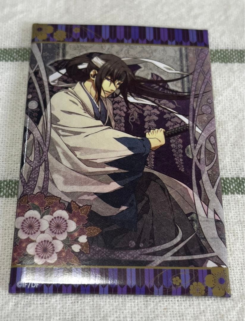 薄桜鬼 薄桜鬼 土方歳三 雪村千鶴 缶バッジ 電撃祭 新婚