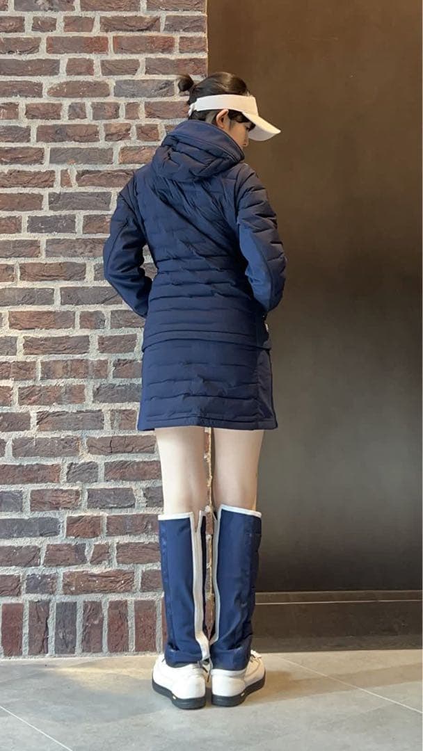 極美品ブリーフィング　ハイブリットダウンスカート S BRG243W50