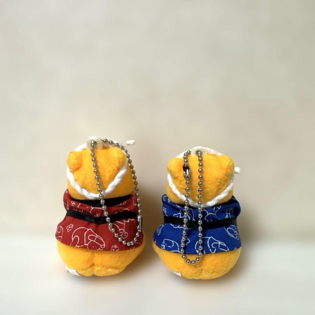 くまのプーさん　ディズニー　マスコット　キーチェーン　ぬいぐるみ　お寿司　美品