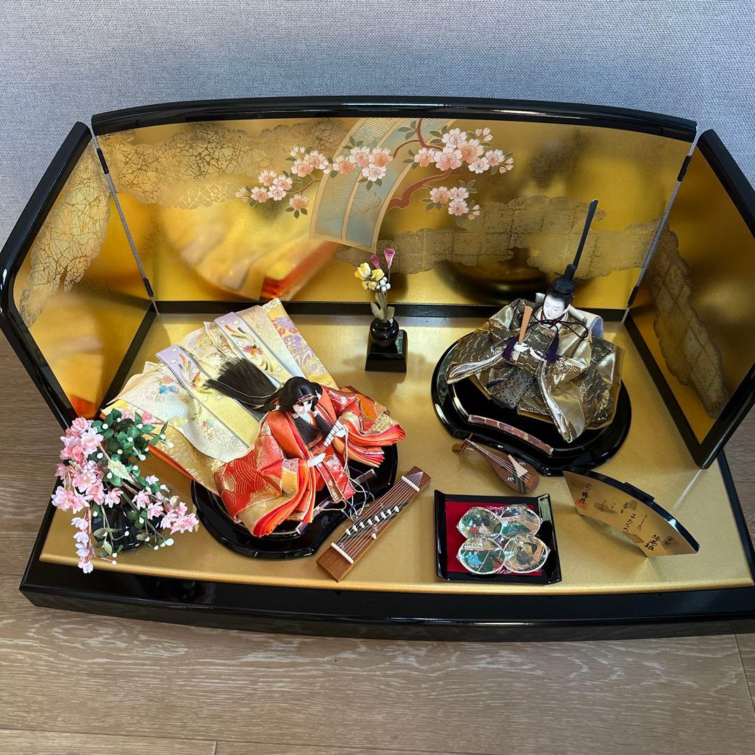 秀月　平安絵巻雛　雛人形