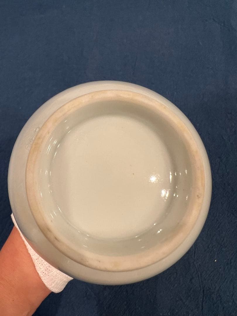 三浦竹泉 白磁鶴首 花瓶 共箱 H24cm