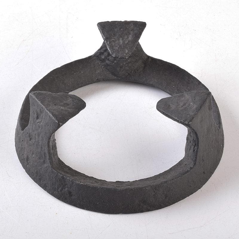 茶道具 釜師 畠春斎作 細川家伝来 五徳 蓋置 共布共箱 V R8840 - メルカリ