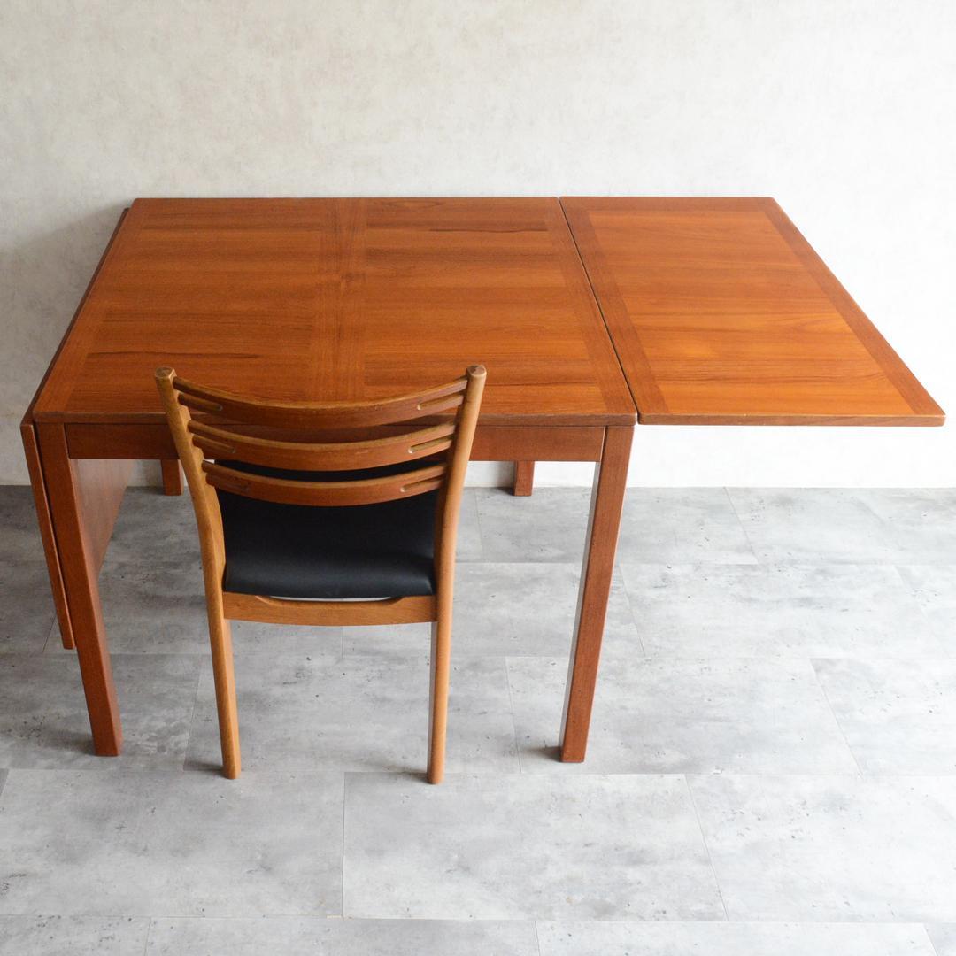 デンマーク 北欧ヴィンテージ バタフライ　エクステンション　ダイニングテーブル