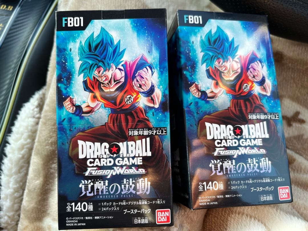 覚醒の鼓動6BOX未開封BOXテープ付きドラゴンボール