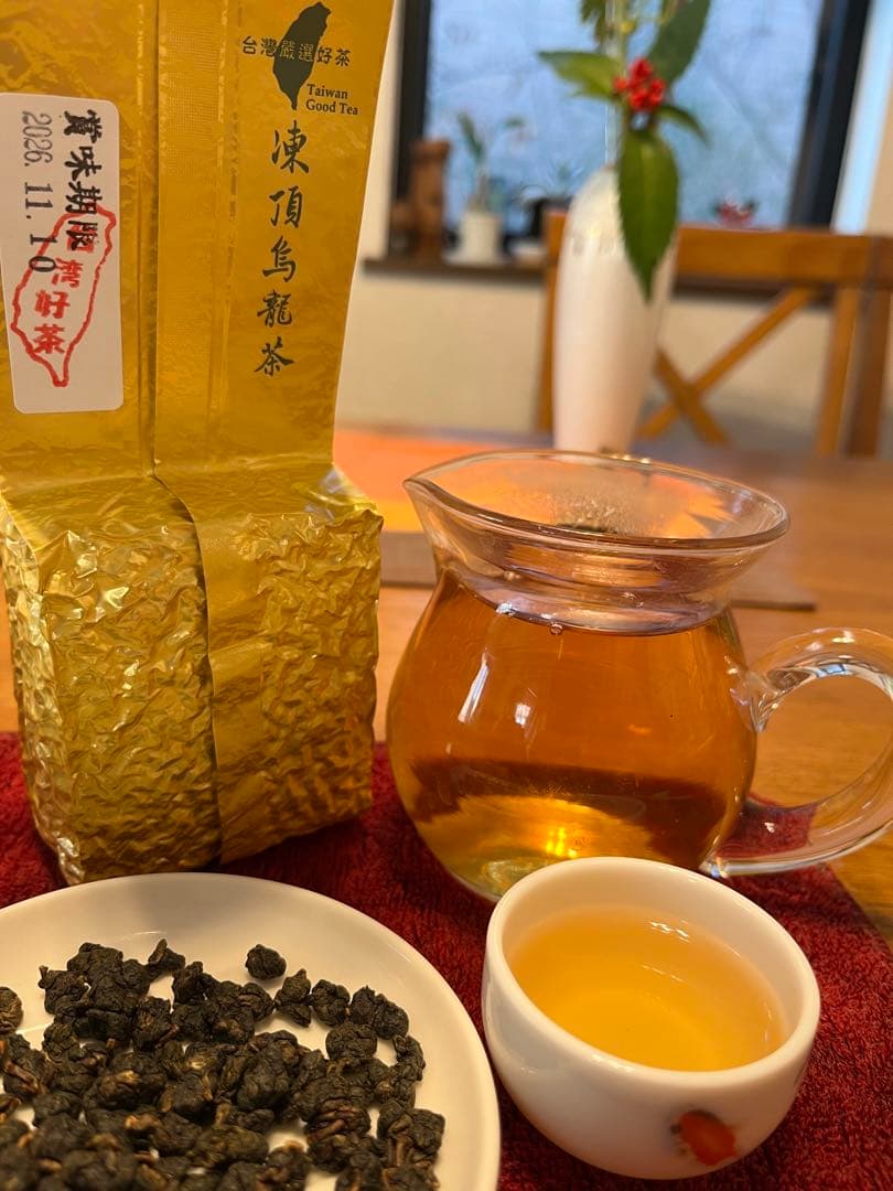台湾好茶】新発売 頂級 凍頂烏龍茶 五分火 中強い焙煎