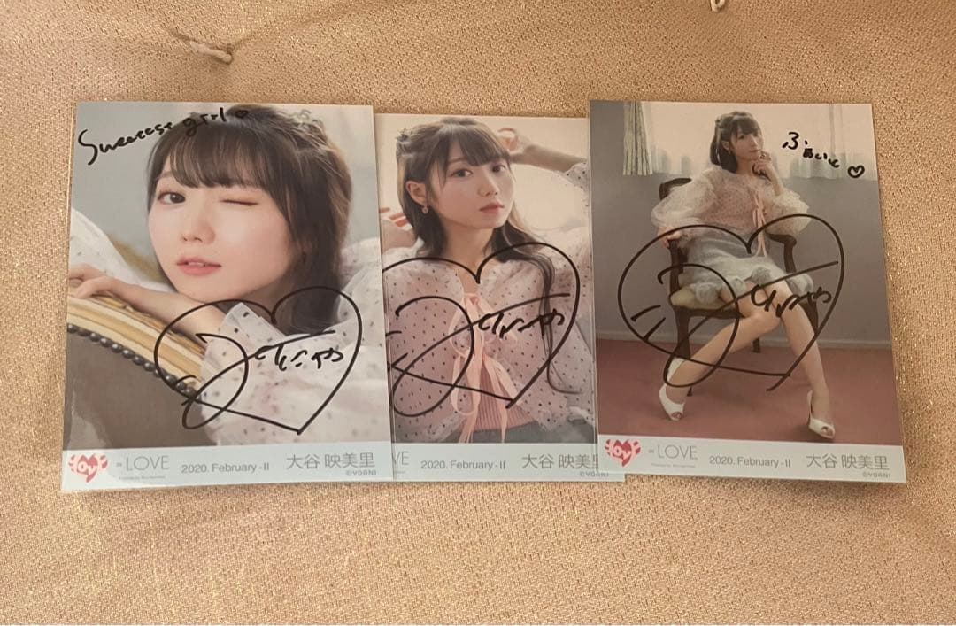 大谷映美里 直筆 生写真 イコラブ 大谷映美里 生写真 直筆 2025年最新】