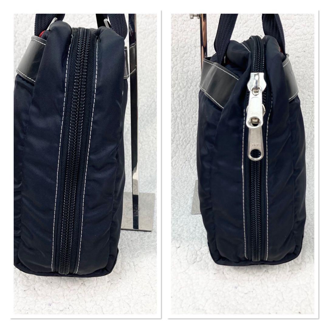 【美品】JIB ２WAY ビジネスバッグ ナイロンレザー 黒 A4 PC