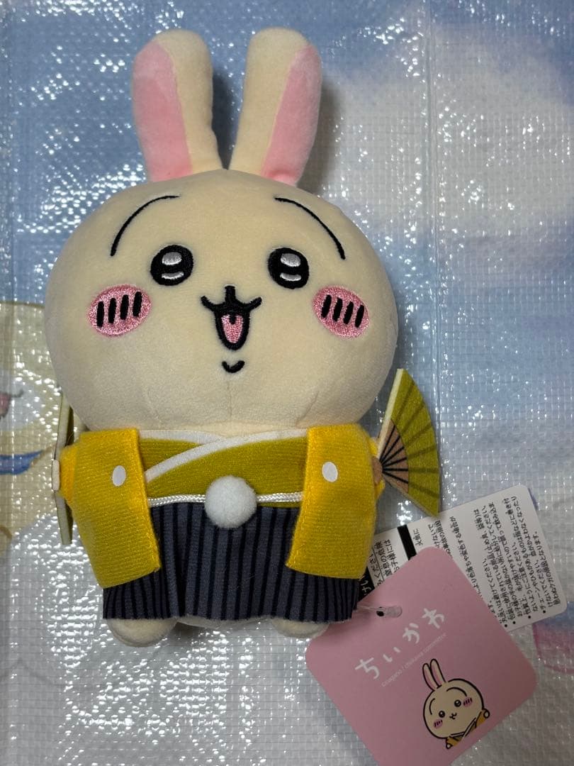 ちいかわ ぽてたま ぬいぐるみ うさぎ 正月 マスコット
