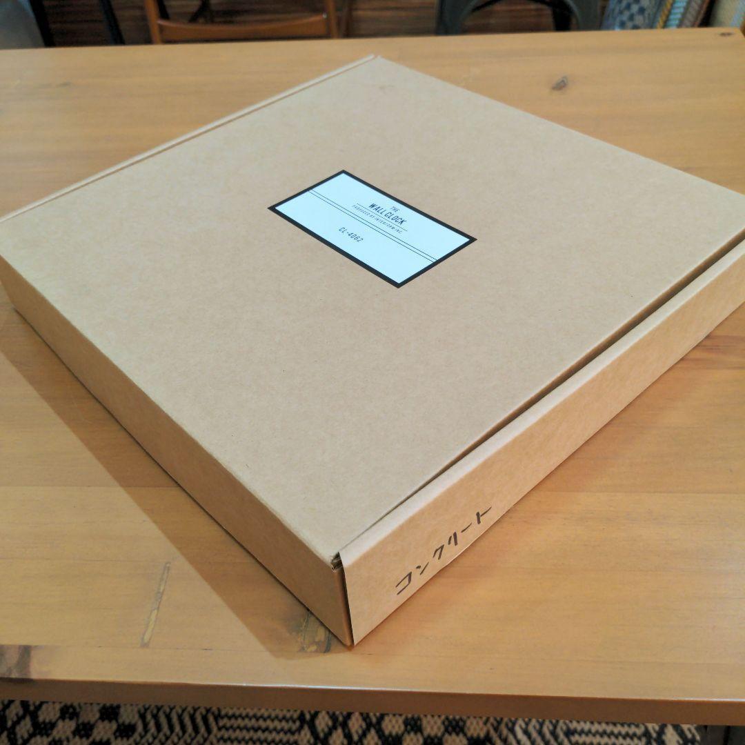 【新品】 インターフォルム コンクレト 掛け時計 CL-4062