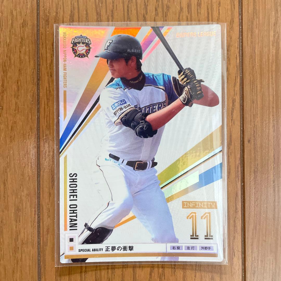 R R ina様オーナーズリーグ 大谷翔平選INFINITY ルーキーカード 打撃版