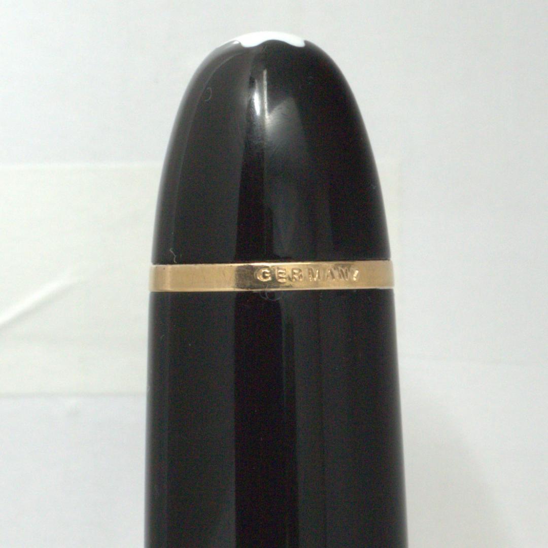 ★美品★　モンブラン　万年筆　149　14C　中白　EF　エボナイト芯　箱インク