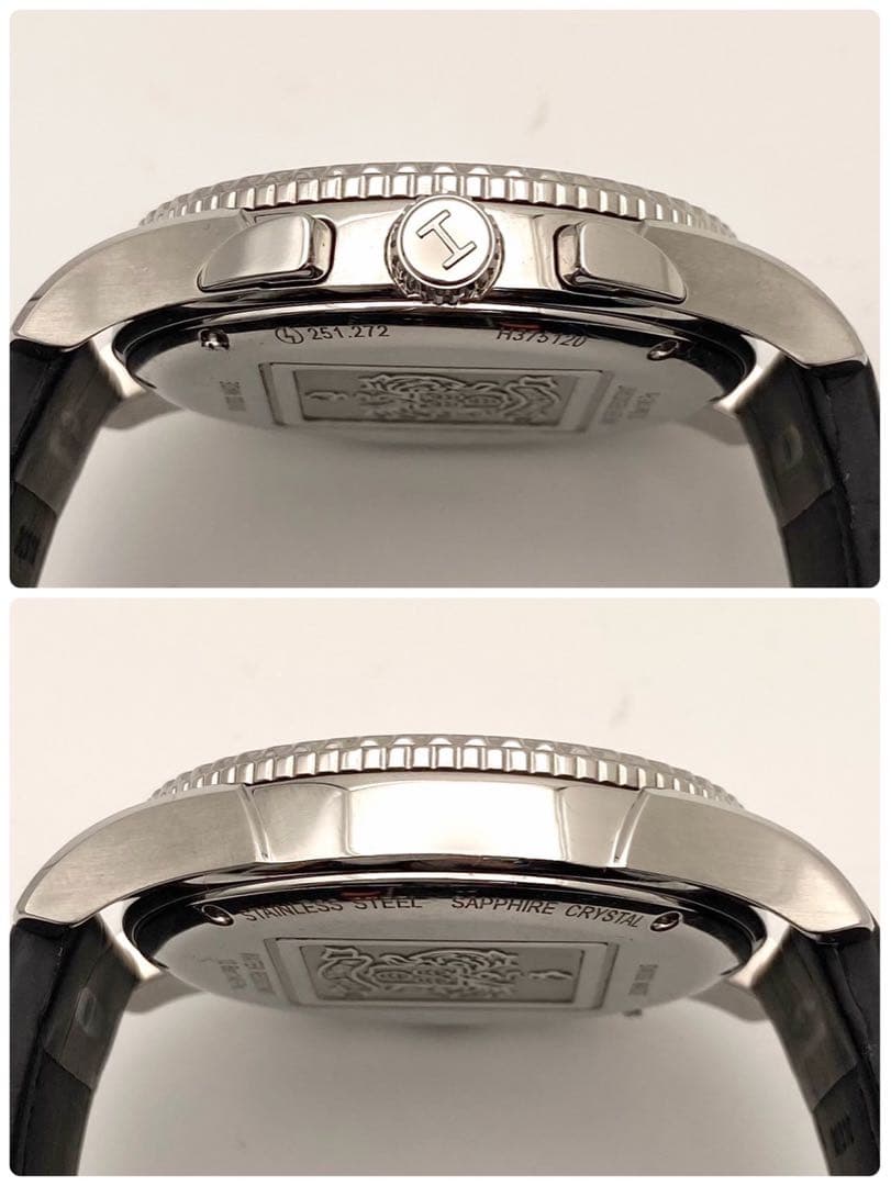 【稼働】Hamilton ジャズマスター クロノグラフ 腕時計 シービュー 美品