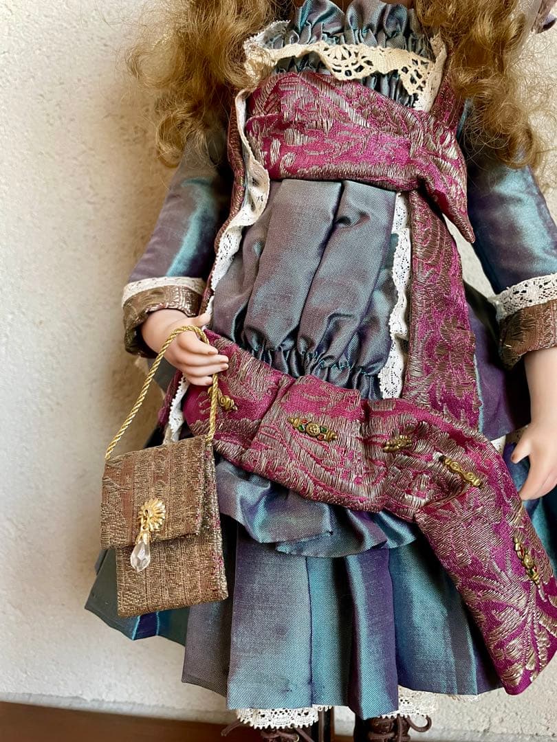 ビスクドール ブリュ リプロ ハンドメイド アンティーク ドレス