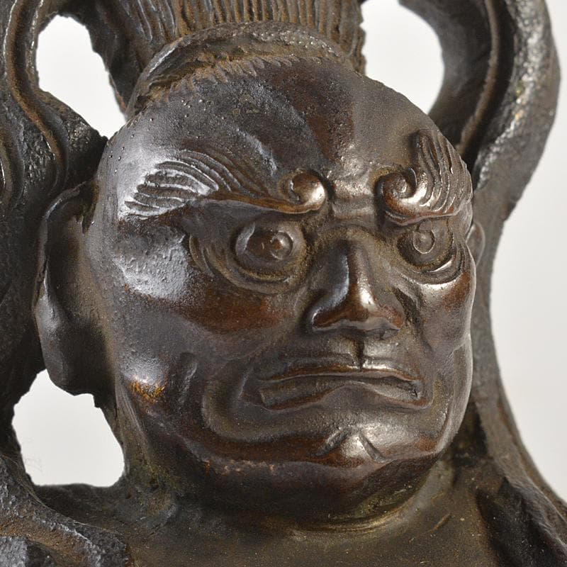 仏教美術 古銅 仁王像 金剛力士像 置物 H R7416 - メルカリ