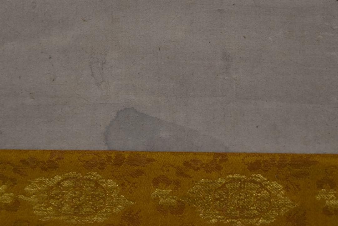 谷文晁/鍾馗之図/木筆人物図/掛軸☆宝船☆Z-915