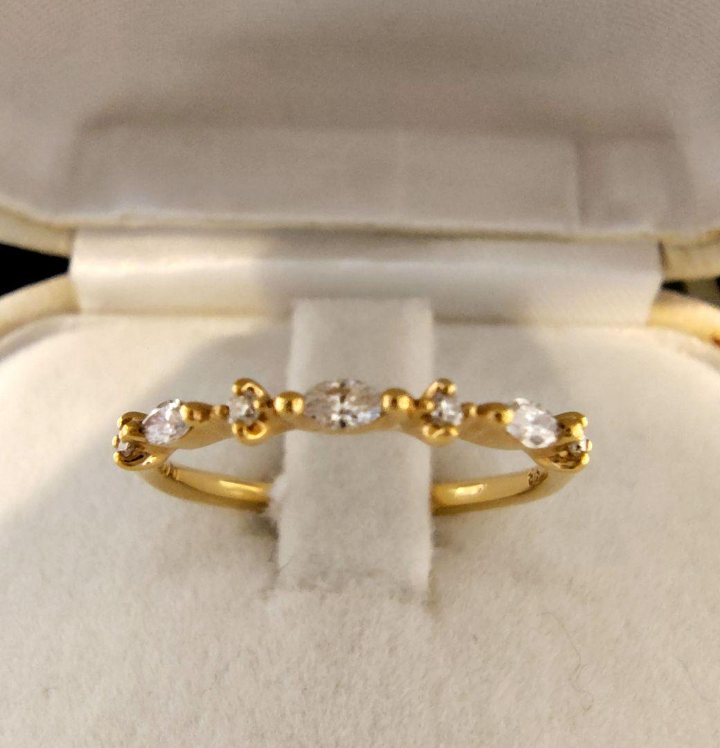 【18金】STAR JEWELRY ダイヤモンド　0.11ct