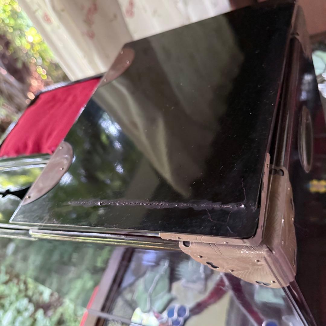 2193様感謝‼️大正浪漫スッゴイへそくり裁縫箱銅金具飾針山付仕込箪笥1竿