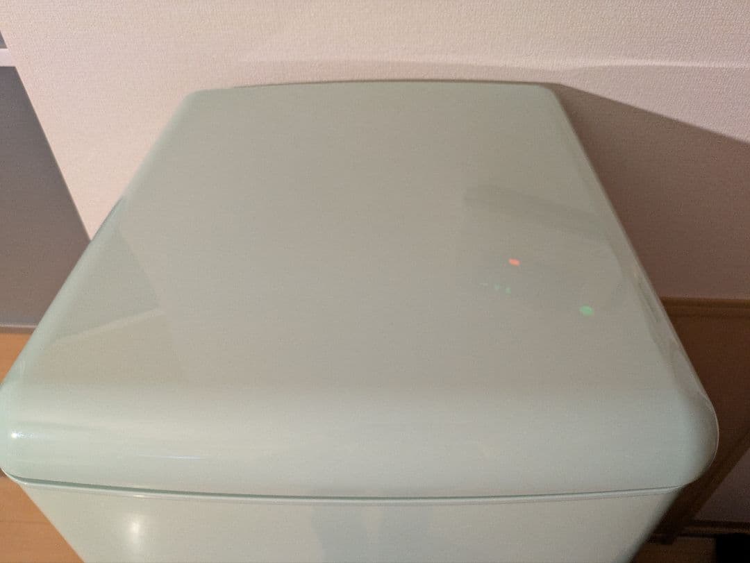 レトロ ミントグリーン 冷蔵庫 上部冷凍室