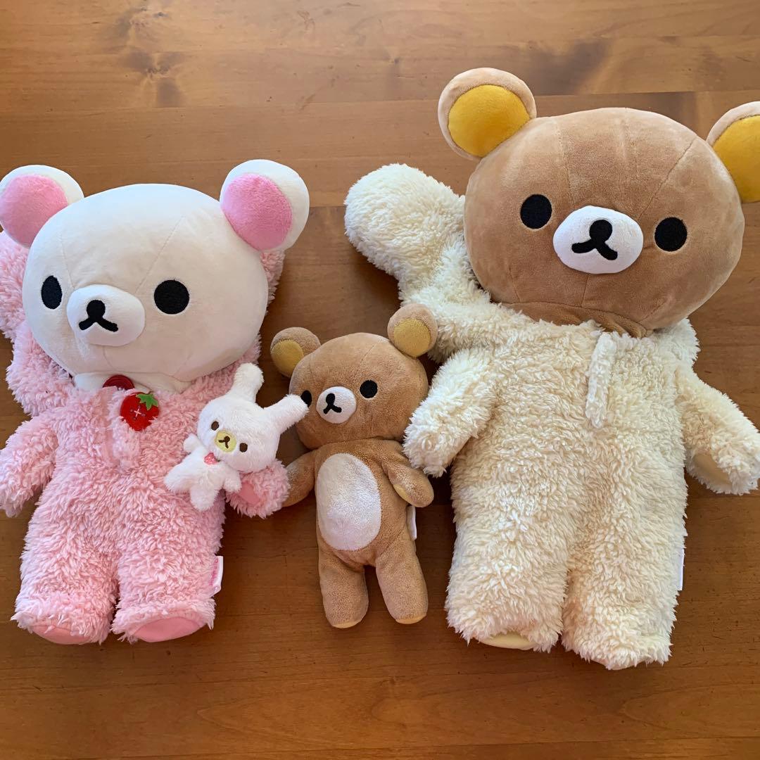 レア】リラックマ ぬいぐるみセット ケース付き