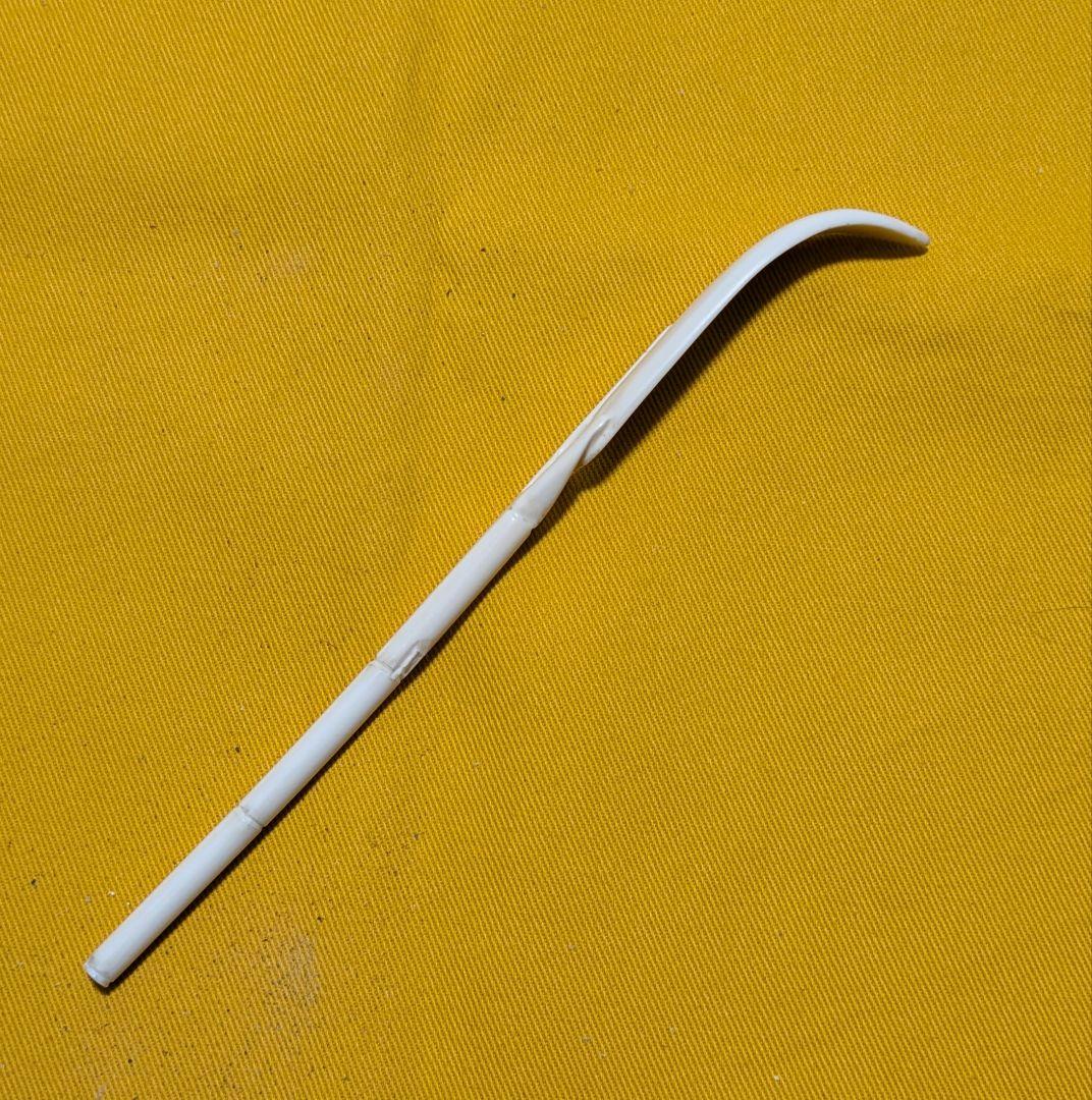 閉店売り尽し】手彫茶杓 笹之葉型 短寸（箱入仕