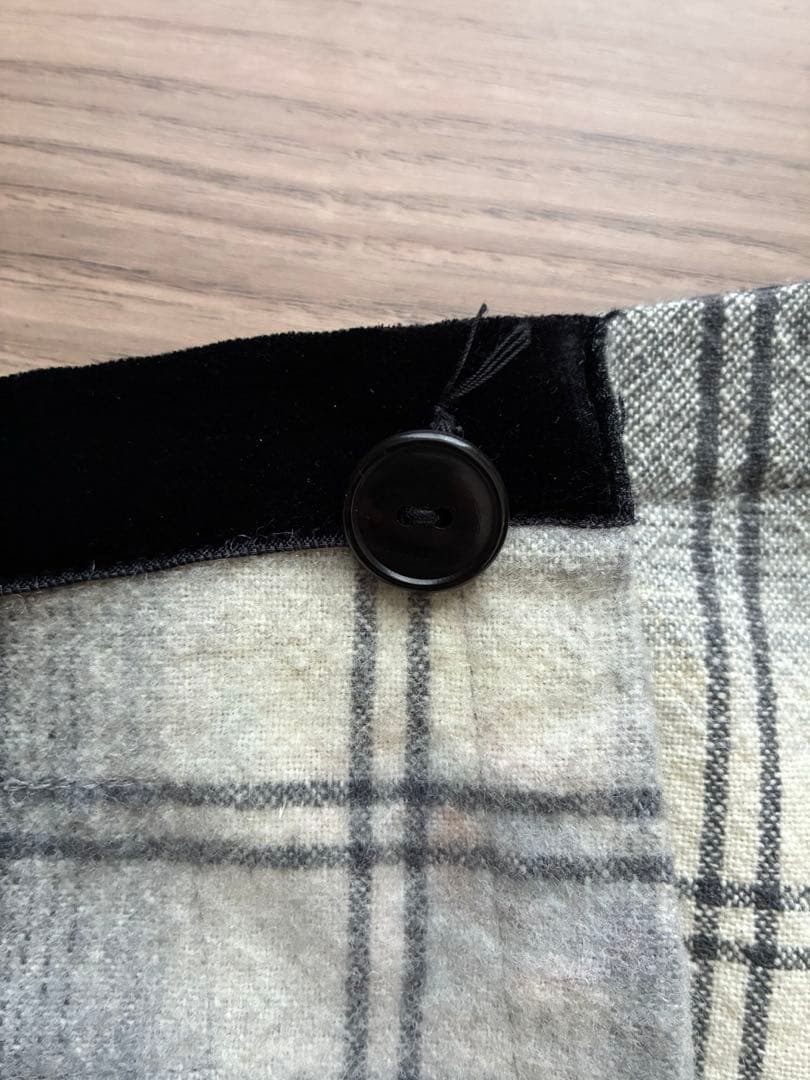 【希少】NUMBER (N)INE07AWオンブレチェック巻きスカート