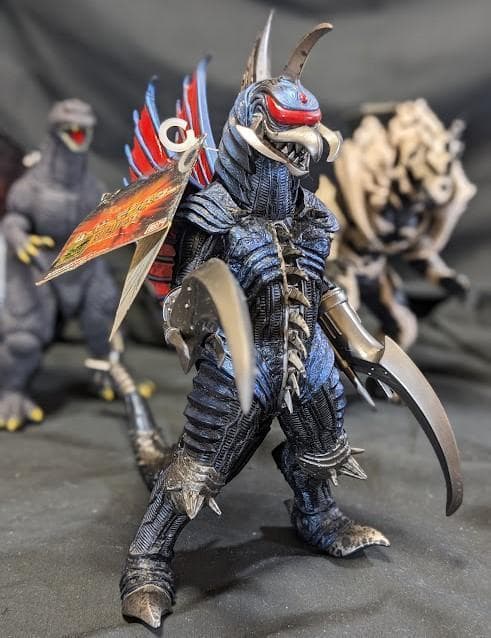 FWゴジラ・ガイガン・モンスターX（バンダイ）タグ付ソフビフィギュア
