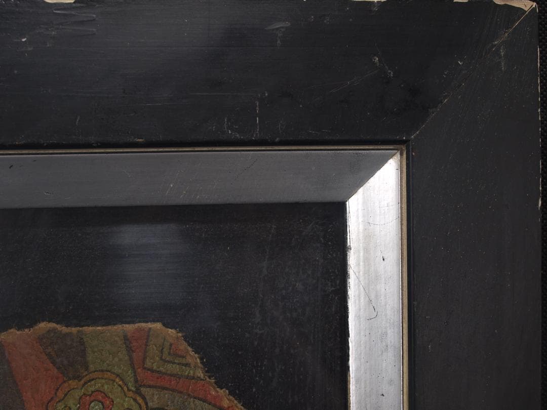 骨董市 掘り出し品中国時代 敦煌莫高窟壁画 人物像 AK1780B10-5