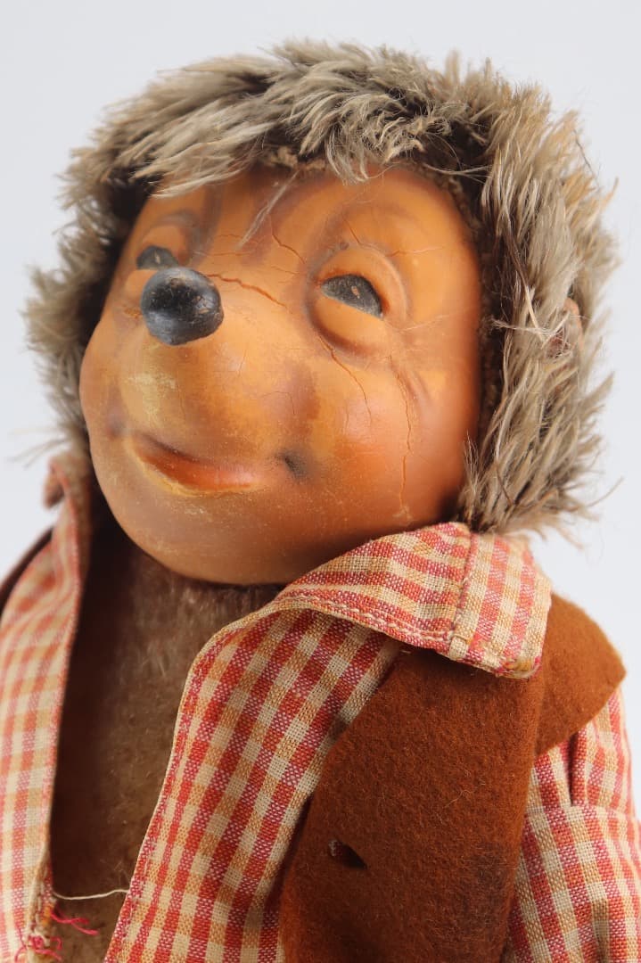 STEIFF \"MECKI\" 28cm ハリネズミのアンティークドール