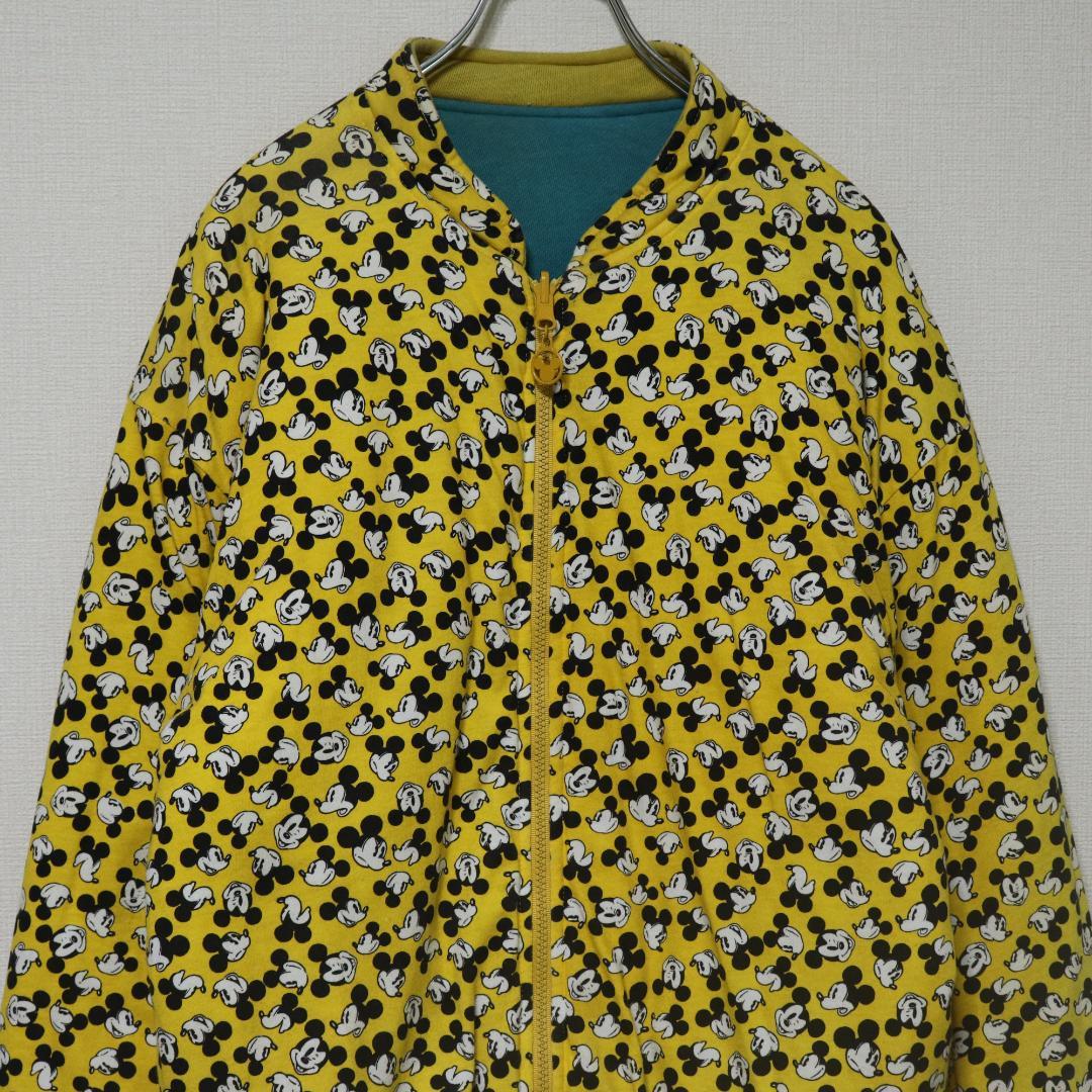 DISNEY ディズニー ミッキーマウス リバーシブル スウェット ジャケット
