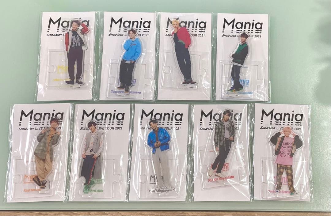Man スノマニ アクスタ 全員　アクリルスタンド SnowMan Mania スノマニ アクスタ 9人セット