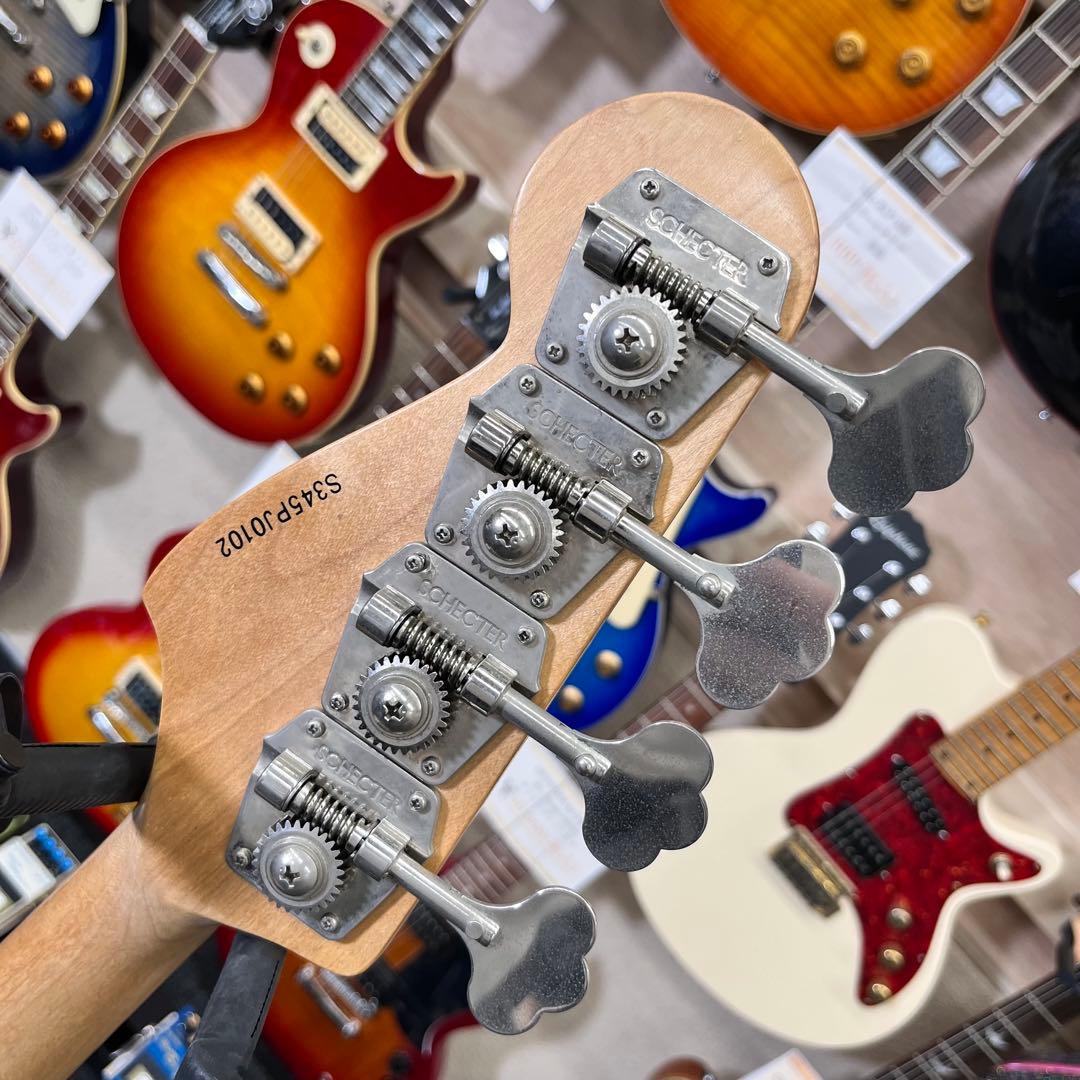 10387】 Schecter PJ タイプベース 凛として時雨仕様？ シェクター ベース