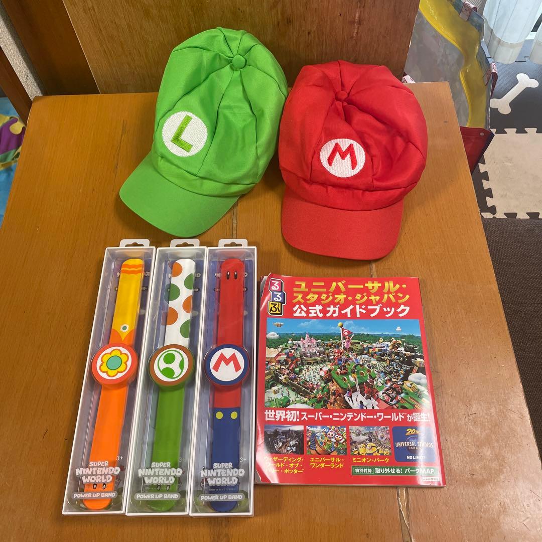 USJ マリオ 帽子 パワーアップバンド メガネ セット USJ スーパー