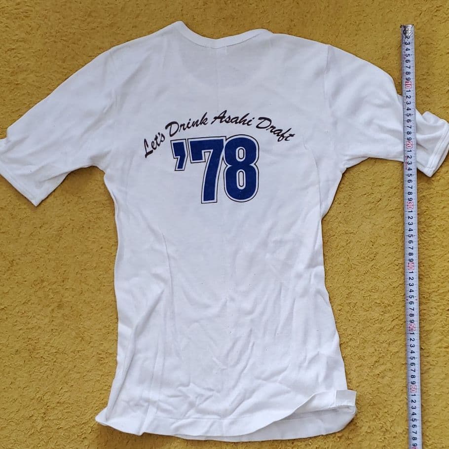 驚珍品！42年前？アサヒビール ノベルティTシャツ