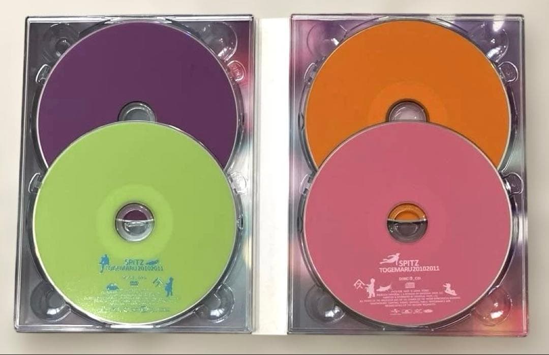 2DVD+2CD スピッツ SPITZ とげまる 20102011 初回限定版 - メルカリ