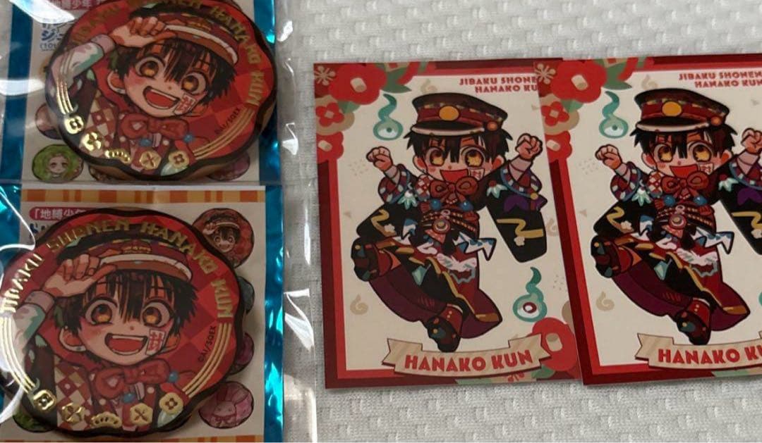 地縛少年花子くん ミツバ ジュエリー缶バッジ ミュージアム 34点 ☆ 地