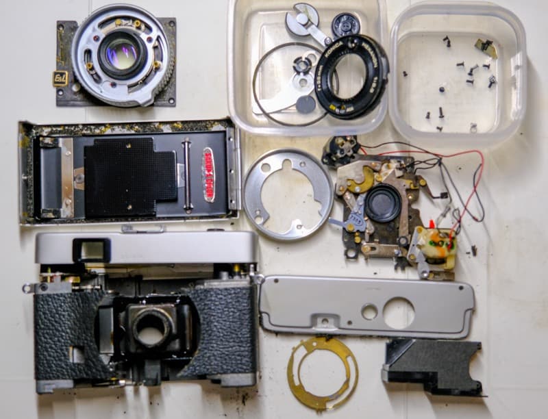 整備品】KONICA C35 E&L コニカ 美品 フィルター付