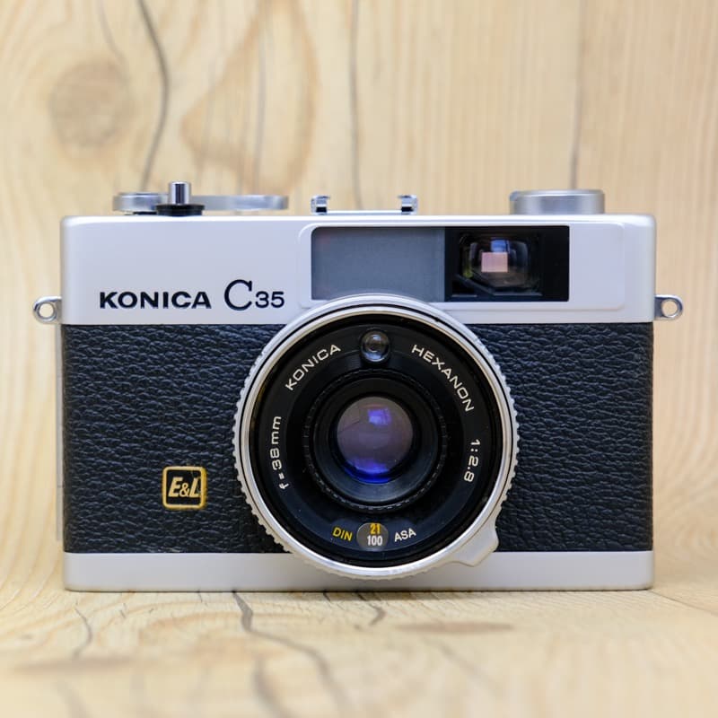 整備品】KONICA C35 E&L コニカ 美品 フィルター付