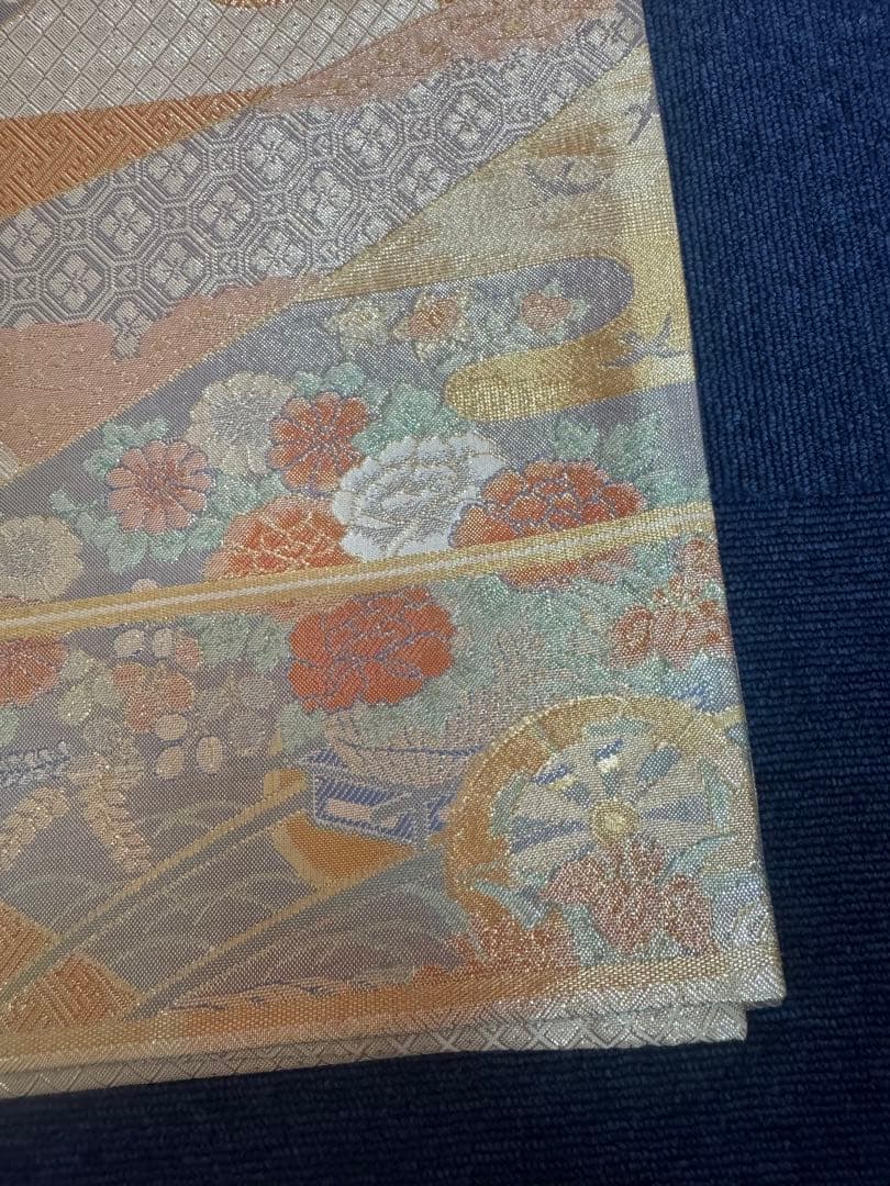 2665袋帯 古代彫金紋 西陣織 金糸 高級上質上品 約440cm 未使用 - メルカリ