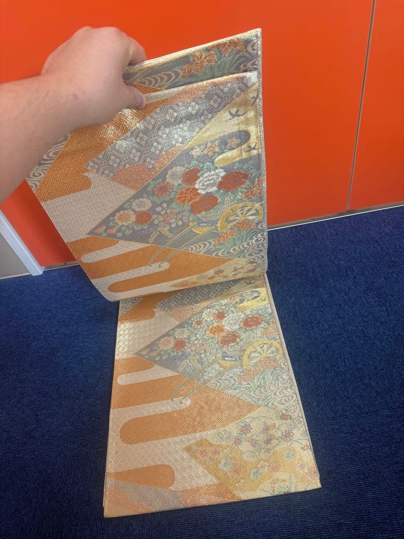 2665袋帯 古代彫金紋 西陣織 金糸 高級上質上品 約440cm 未使用 - メルカリ