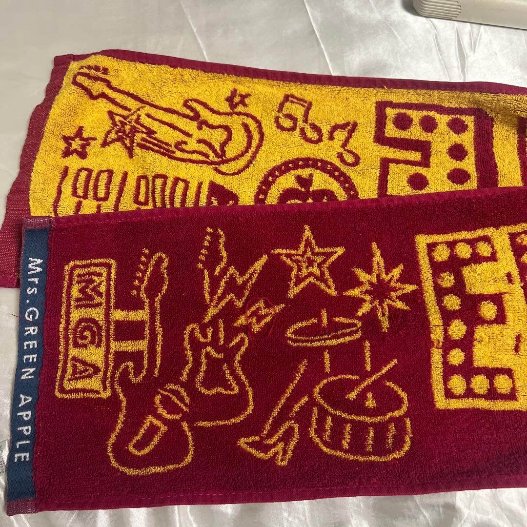 Mrs.GREEN APPLE まとめ売り ピンバッチ、ラバーバンド、タオル - メルカリ