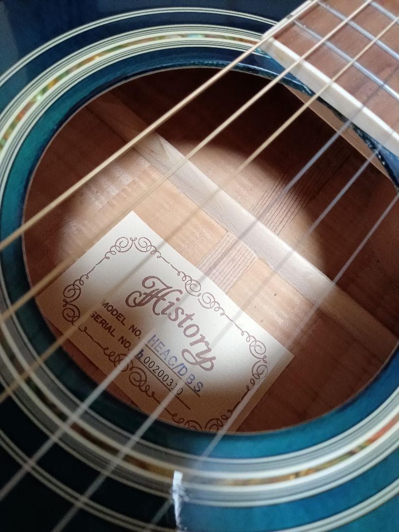 あいみょんご愛用 HISTORY ヒストリー エレアコ ブルーサンバースト