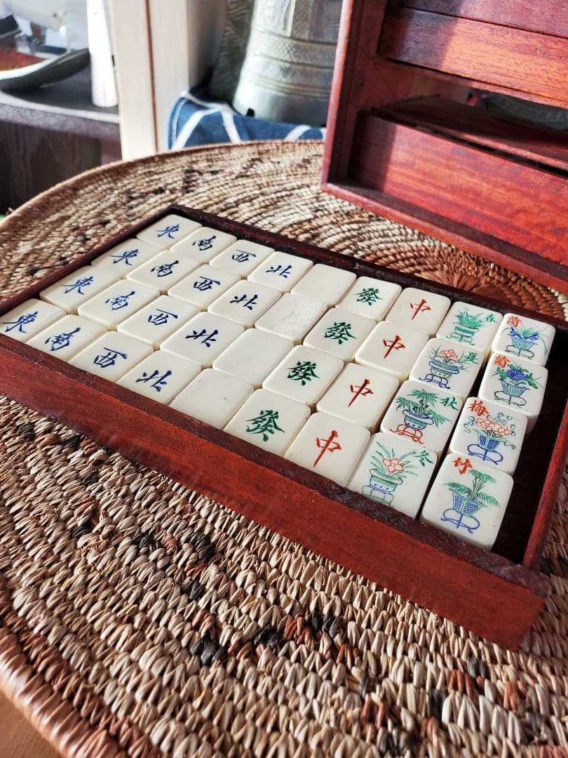 アンティーク麻雀牌 銘：無 骨牌