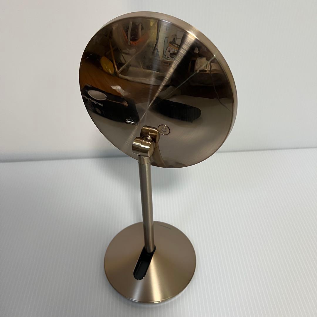 女優ミラー・鏡　simplehuman スタンドミラー ST3010 ゴールド