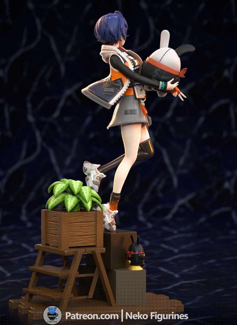 1/7正規品ガレージキット ゼンゼロ リン / 未塗装未組立