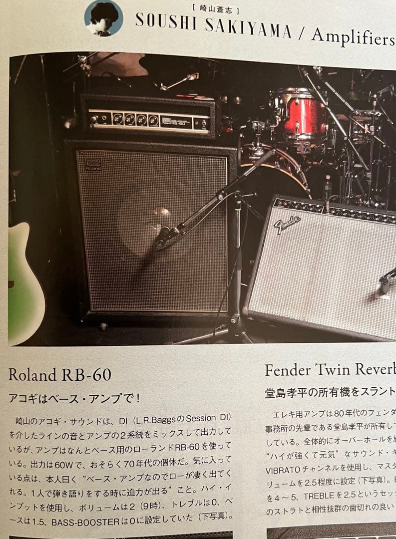 Roland RB-60S ベースアンプ アコギアンプ キャビネット ビンテージ