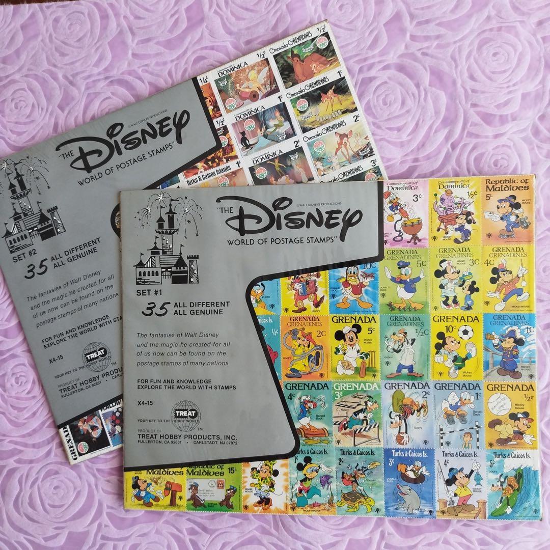 Disney ディズニー 外国切手 ミッキー ディズニー切手セット レトロ