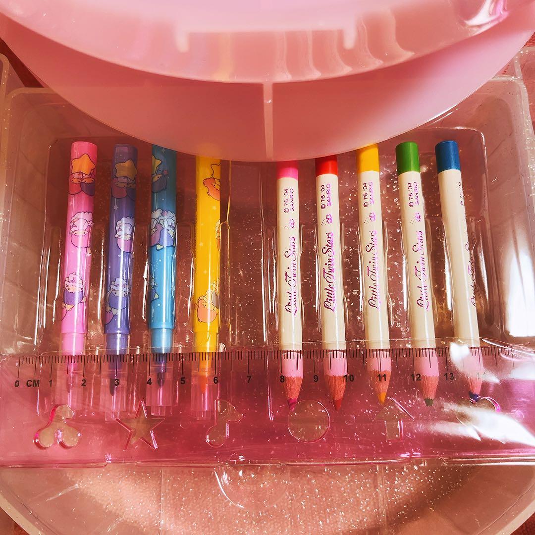 希少レア　キキララ　ミラー　チェスト　ステーショナリーセット　2004 サンリオ