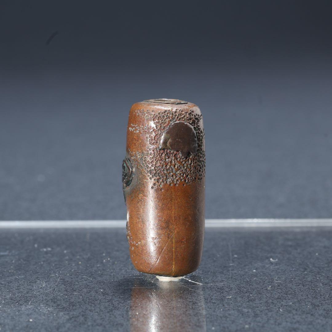 緒締め玉 霊芝 提げもの 金属 金工 R1643 非鉄金属材料の丸線・異形