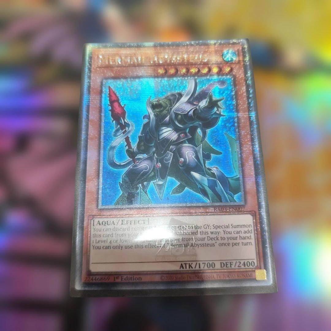 遊戯王 水精霊 ディニクアビス 25thシークレットレア 英語版 クオシク